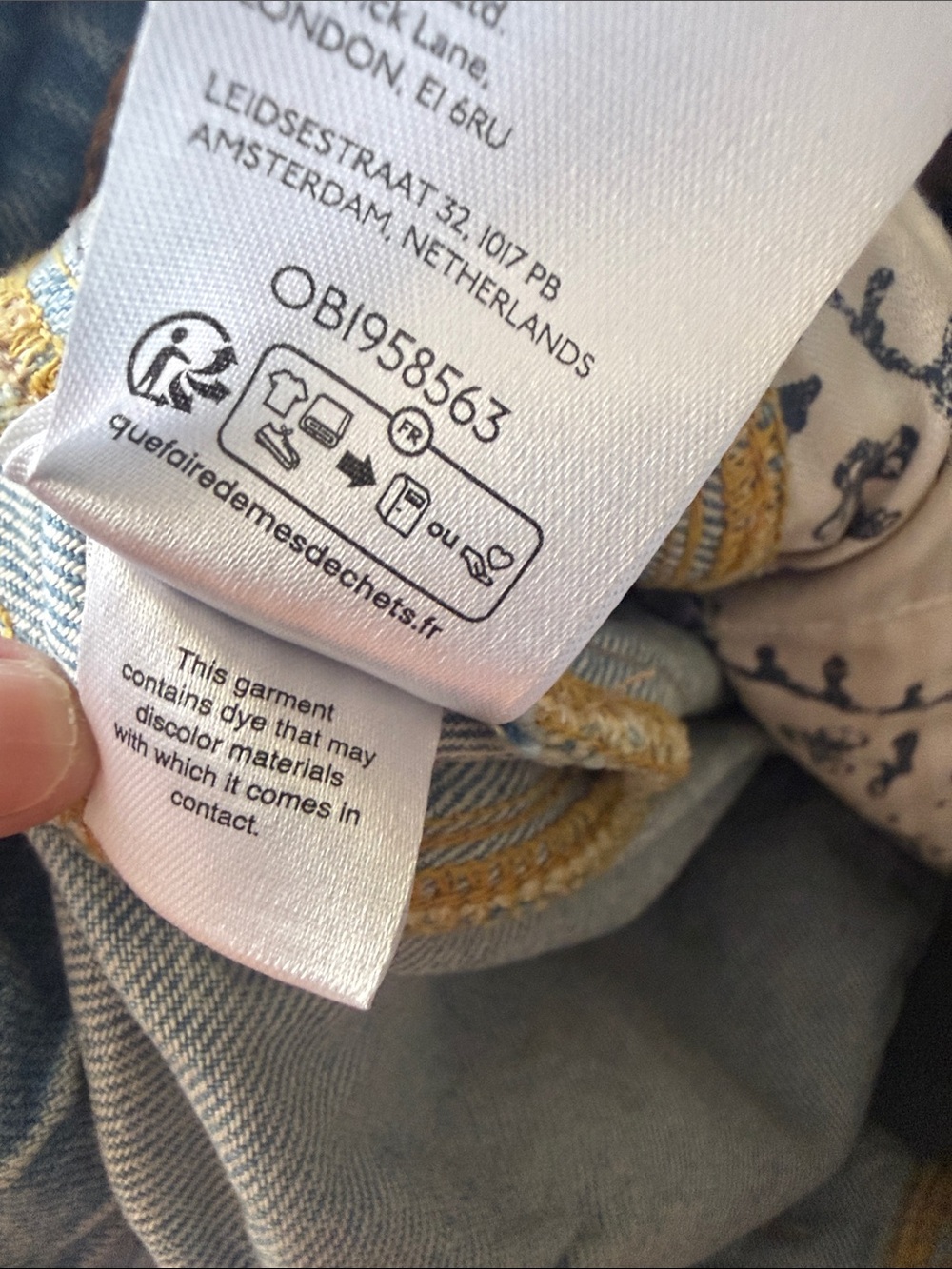 Free People We The Free Good Luck Shadow Star Barrel denim jeans - Picture 12 of 12